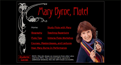 Desktop Screenshot of marybyrneflute.ca