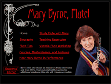 Tablet Screenshot of marybyrneflute.ca